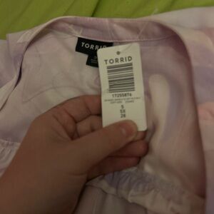Torrid Swirl Patterned Top